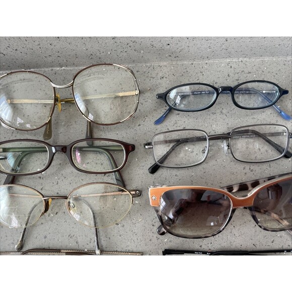 Eyeglasses Eyeglass Frames Only Lot Of 50 Various Brands Mixed Eyewear READ! - Picture 9 of 16